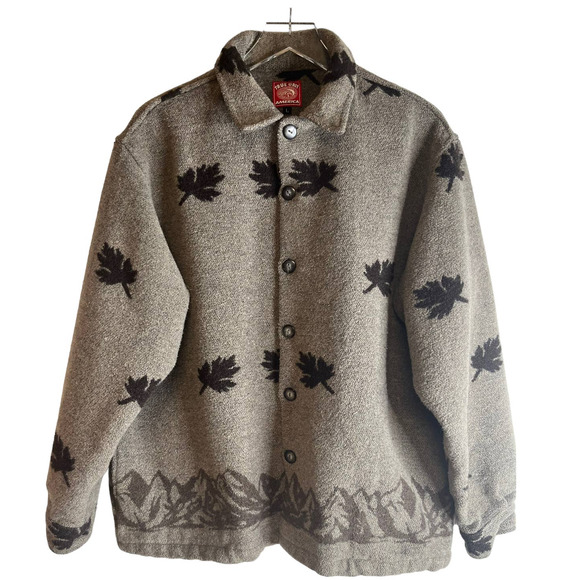 True Grit Jackets & Coats Vintage True Grit Bears Mountains Wool